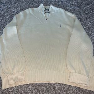 Vintage Polo by Ralph Lauren Sweater Yellow Large